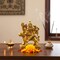Brass Durga Idol Statue Religious Figurine Goddess Maa Durga Mata Rani Murti for Navratri Pooja Room Home Temple Mandir Decor - Housewarming Gift (3.5 Inches)